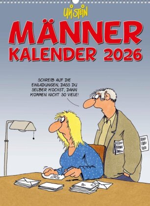 Uli Stein Männer Kalender 2026 - Monatskalender für die Wand