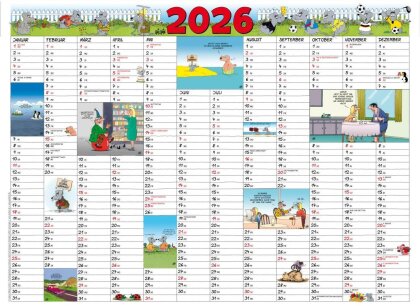 Uli Stein Jahresplaner 2026 - Posterkalender