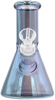 Black Sheep Iridescent Glass Bong Blue 15.6cm