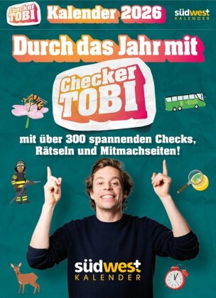 Checker Tobi 2026 - Tagesabreißkalender mit über 300 spannenden Checks zum Aufstellen oder Aufhängen
