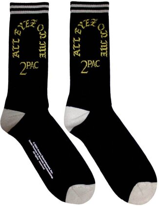 Tupac Unisex Terry Socks - All Eyez On Me