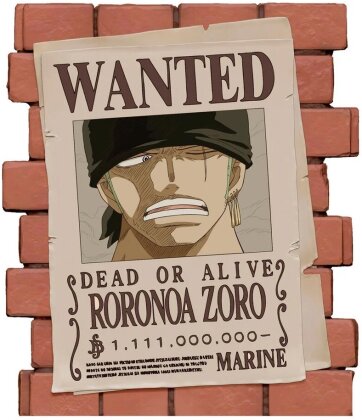 Tirelire - Wanted Zoro - One Piece - 16 cm