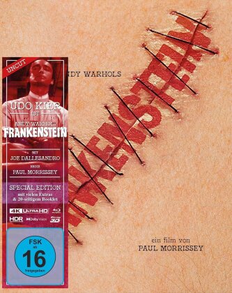 Andy Warhol's Frankenstein (1973) (Cover B, Limited Special Edition, Mediabook, Uncut, 4K Ultra HD + 2 Blu-rays)