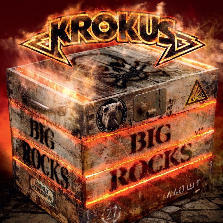 Krokus - Big Rocks (2025 Reissue, Music On Vinyl, Limited to 1000 Copies, Flaming Vinyl, LP)