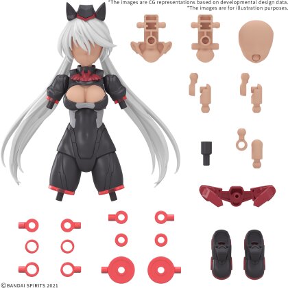 Option Parts Set (18) - Sergeant Costume (Color C) - 30 Minutes Sisters - 1/144