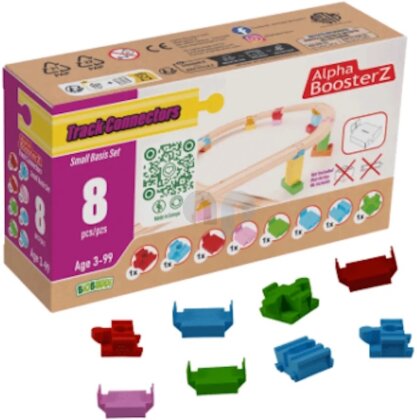 TrackConnectors - Small Basis Set (8 Bio-Schienen- & Steine-Verbinder)