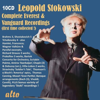 Johannes Brahms (1833-1897), Dmitri Shostakovich, Pyotr Ilyich Tchaikovsky, Leopold Stokowski & Houston Symphony - Complete Everest & Vanguard Recordings (10 CDs)