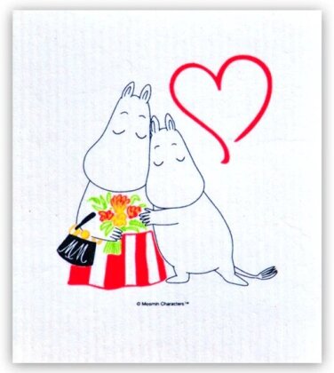 Mumin/Moomin Muttertag Abwaschtuch