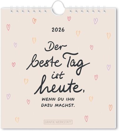 Postkartenkalender 2026 Der beste Tag