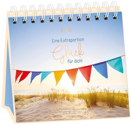 Tischkalender 2026 Extraportion Glück