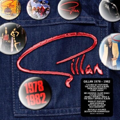 Gillan - 1978-1982 (2025 Reissue, Demon/Edsel, Boxset, Deluxe Edition, 7 CDs)