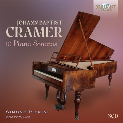 Simone Pierini & Johann Baptist Cramer (1771 - 1858) - 10 Piano Sonatas (3 CD)