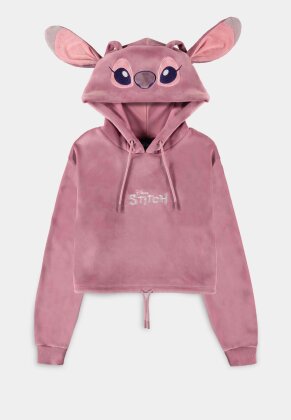 Lilo & Stitch - Angel Cropped Hoodie