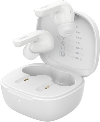 Belkin SoundForm Motion True Wireless Earbuds - white