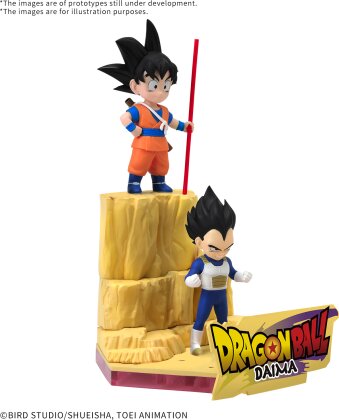 Diorama - Mini Goku & Mini Vegeta - Dragon Ball Daima - 1/144