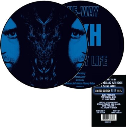 Michael Hutchence (INXS) - One Way/Save My Life (Limited Edition, Blue Vinyl, 10" Maxi)