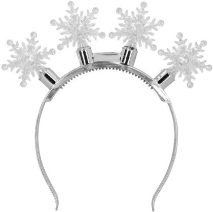 LED-Haarreif Schneeflocken