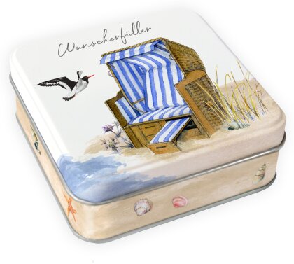 Geschenkdose. Strandkorb