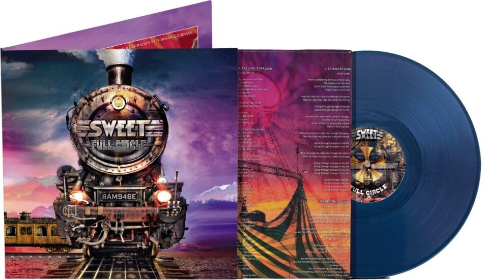 Sweet - Full Circle (2025 Reissue, Limited Edition, Ocean Blue Vinyl, LP)