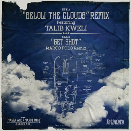 Masta Ace & Marco Polo - Below The Clouds (Remix)/Get Shot (Remix) (7" Single)