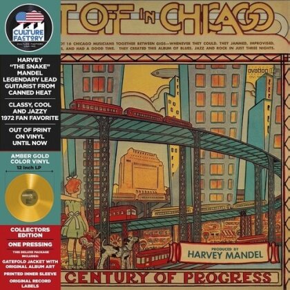 Harvey Mandel - Get Off In Chicago (2025 Reissue, Gatefold, Culture Factory, Limited Edition, Gold/Yellow Vinyl, LP)