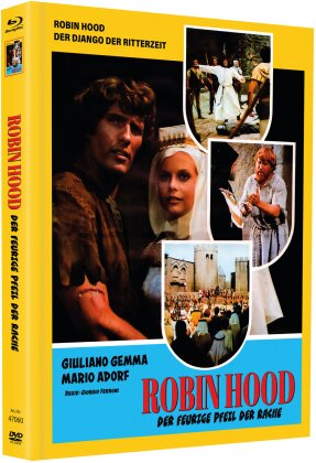 Robin Hood - Der feurige Pfeil der Rache (1971) (Cover G, Limited Edition, Mediabook, Uncut, Blu-ray + 2 DVDs)