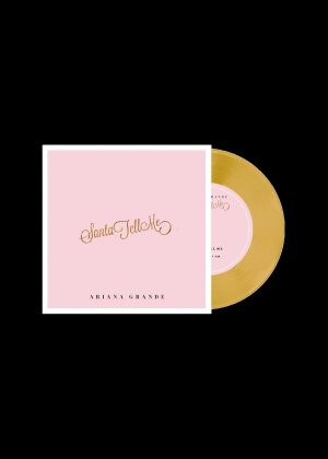 Ariana Grande - Santa Tell me (Indies Exclusive, Limited Edition, Gold Vinyl, 7" Single)