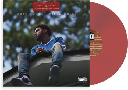 J. Cole - 2014 Forest Hills Drive (2024 Reissue, 10th Anniversary Edition, Limited Edition, Red Vinyl, LP)