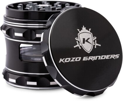 KOZO Grinder Black 4 Parts 63mm