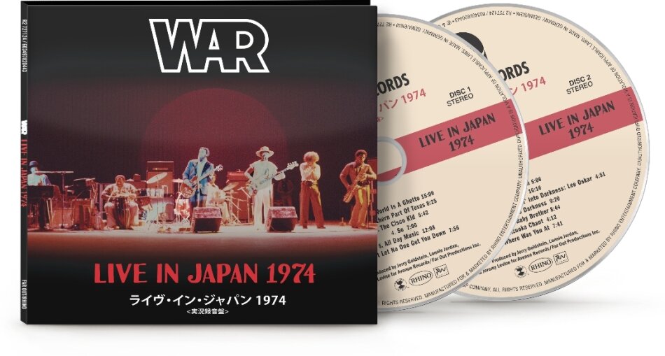 War - Live in Japan 1974 Rhino, 2 CD