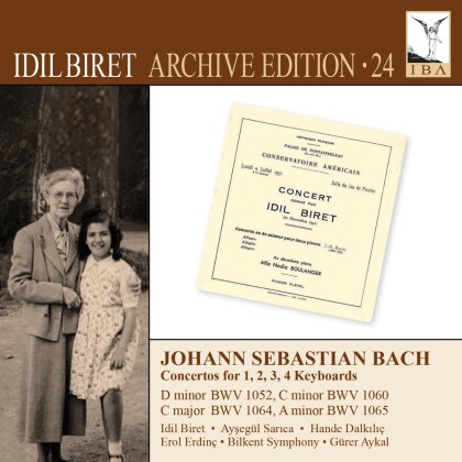 Bilkent Symphony Orchestra, Johann Sebastian Bach (1685-1750), Gürer Aykal & Idil Biret - Concertos For 1, 2, 3, 4 Keyboards