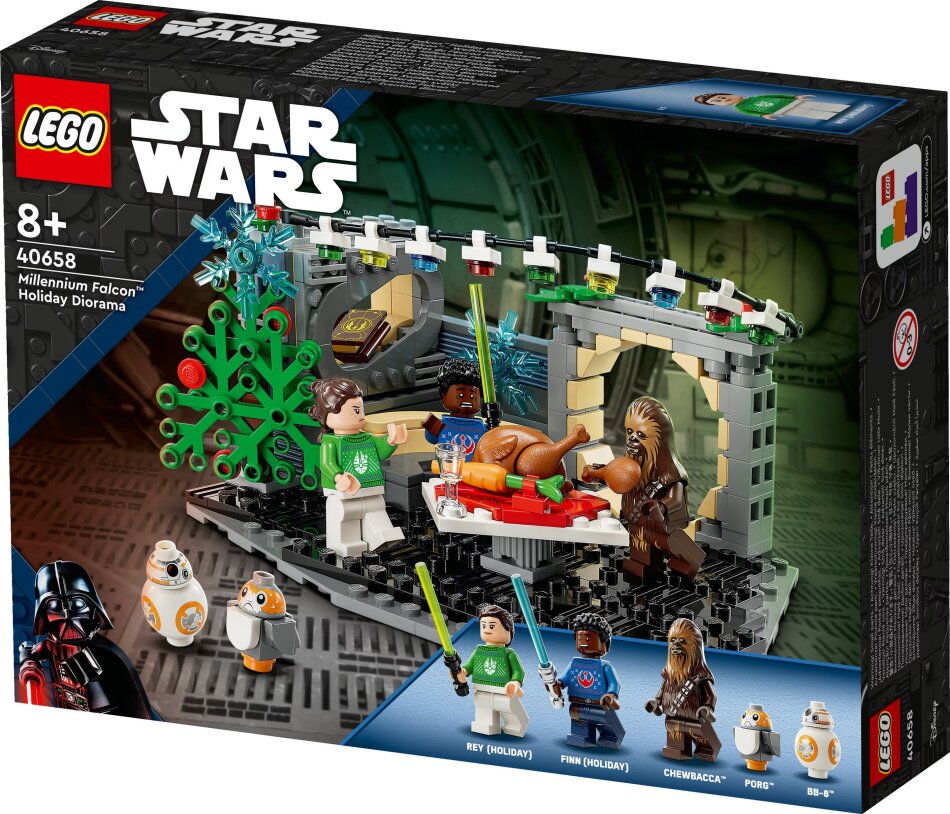 LEGO Millennium Falcon Weihnachtsdiorama - 40658