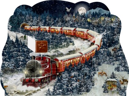 Adventskalender-Schokolade - Weihnachtsexpress