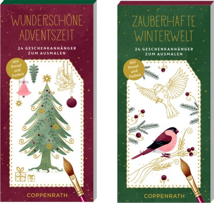 Kreativ-Adventskalender - Wunderschöne Adventszeit / Zauberhafte Winterwelt