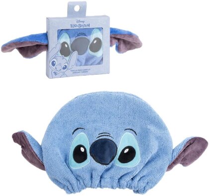 Serviette pour Cheveux - Stitch - Lilo & Stitch - 25 cm
