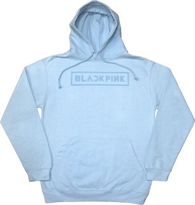 BlackPink Unisex Pullover Hoodie - Logo (Light Blue)