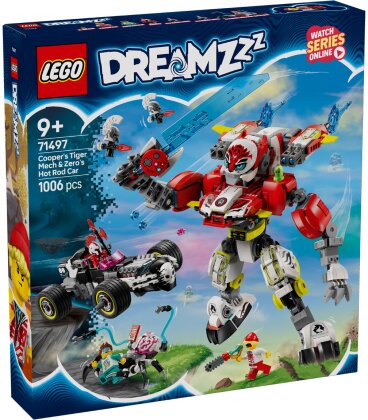 Coopers Tiger Mech und Zero's - Hot Rod Auto, Lego DreamZzz,
