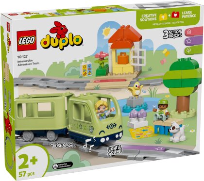 Interaktive Abenteuer-Eisenbahn - Lego Duplo, 57 Teile,