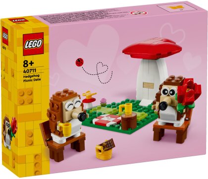 Igel und ihr Picknick-Date - Lego, 166 Teile, ab 8 Jahren
