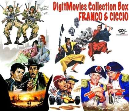 Digitmovies Collection Box - Franco & Ciccio - OST (Limited Edition, 5 CDs)