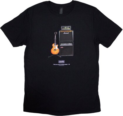 Oasis: Rock Off - Definitely Maybe Guitar (T-Shirt Unisex Tg. S)