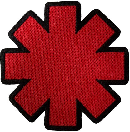 Red Hot Chili Peppers Woven Patch - Asterisk Cut-Out (Standard)