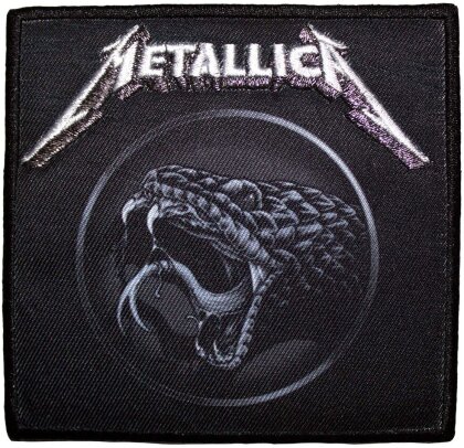 Metallica Printed Patch - Black Album Poster (Standard)