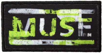 Muse Woven Patch - Distressed Logo (Standard)