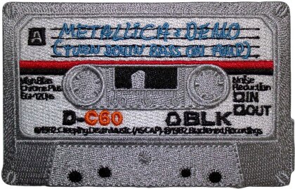 Metallica Woven Patch - No Life 'Til Leather (Standard)