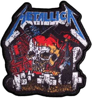 Metallica Printed Patch - Master Of Puppets Skull (Standard)