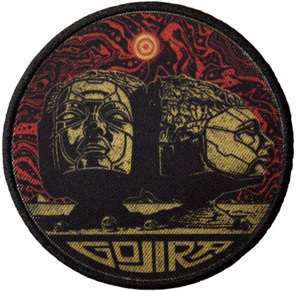 Gojira Printed Patch - Scuplted Heads (Standard)