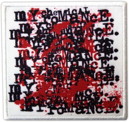 My Chemical Romance Printed Patch - Sweet Revenge Logo Repeat (Standard)