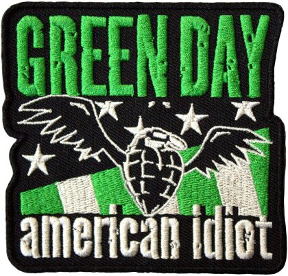 Green Day Woven Patch - American Idiot Wings (Standard)