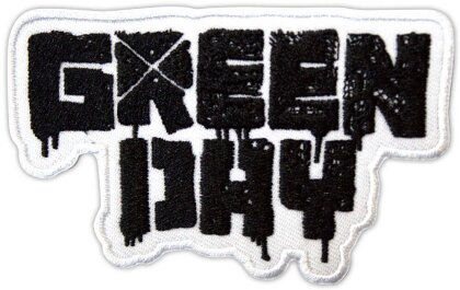 Green Day Woven Patch - 21st Century Breakdown B&W Logo (Standard)